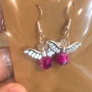 Angel earrings